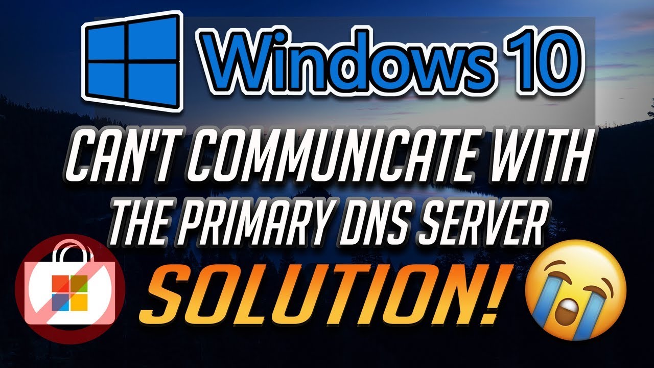 Fix “Windows can’t communicate
